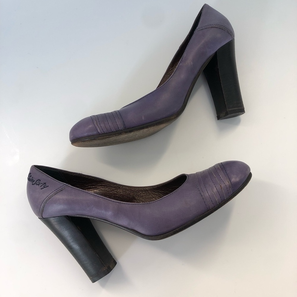 Miss Sixty Purple Block Heel pump euro 39